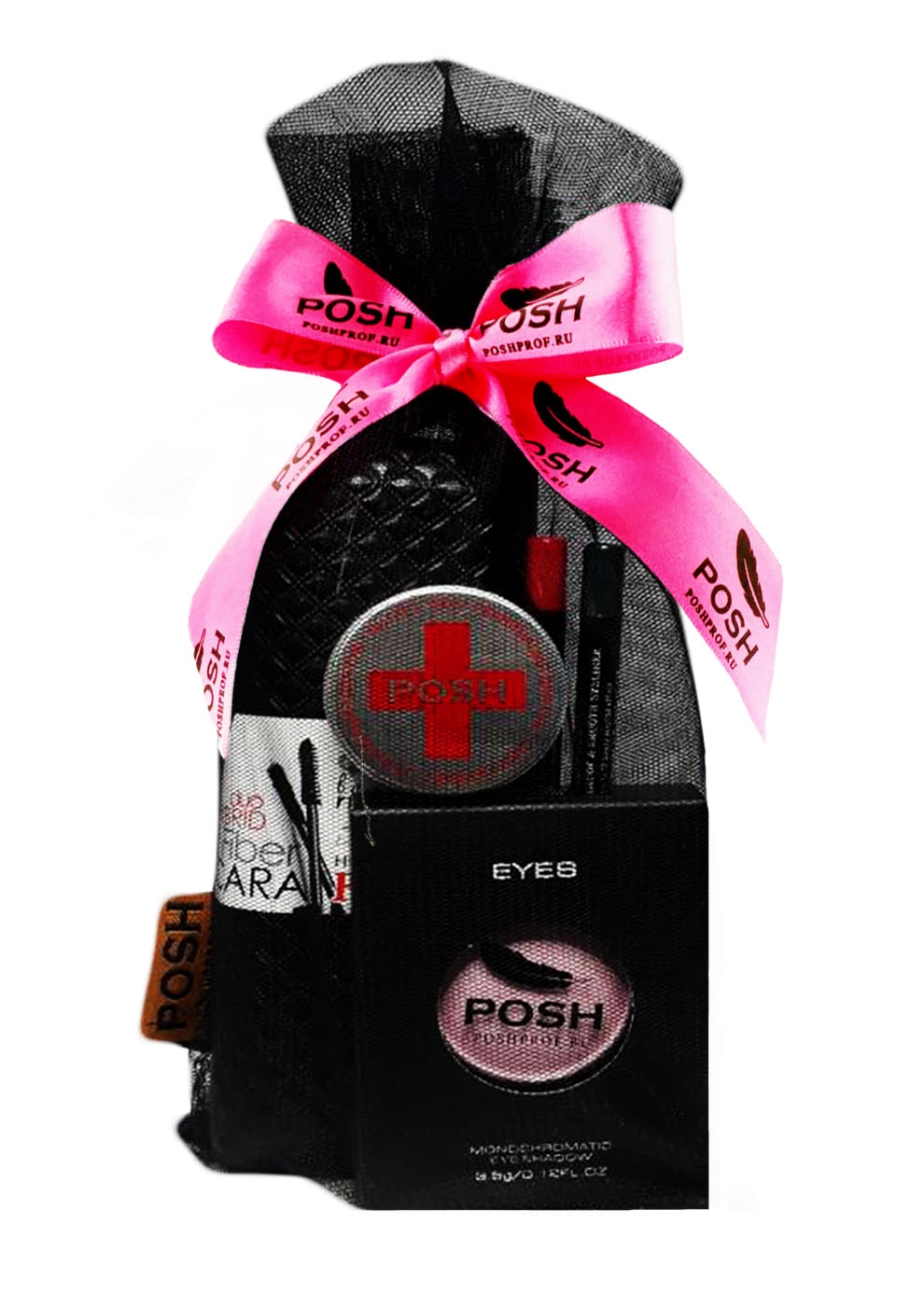 Косметичка  POSH mini "Неоново-розовый"